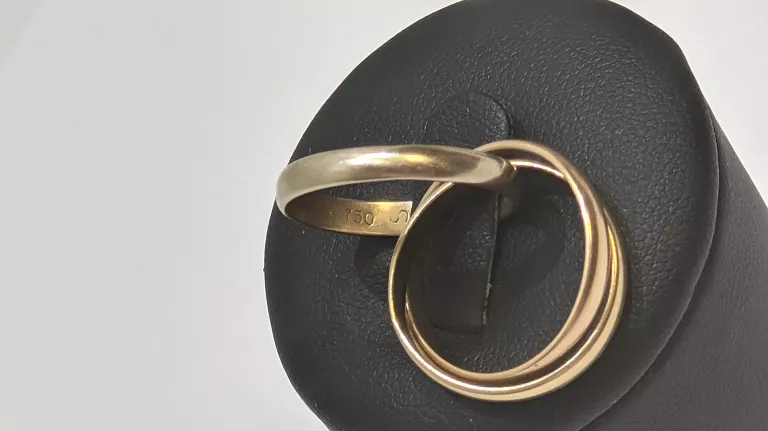 POTRÓJNA ZŁOTA OBRĄCZKA PR750 TYPU CARTIER