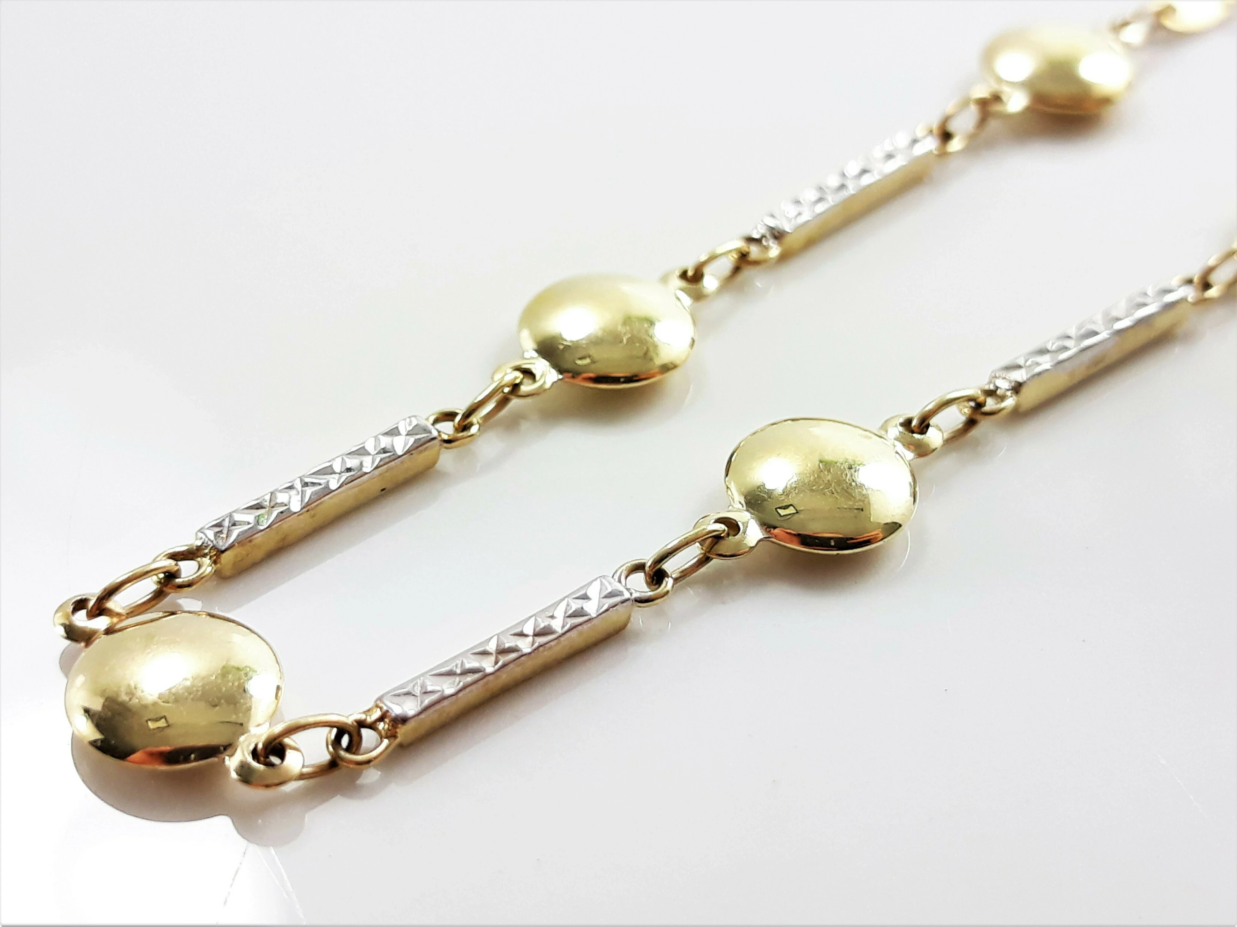 nowa-zlota-bransoletka-p333-kolka-i-prostokaty-rodzaj-2205-2