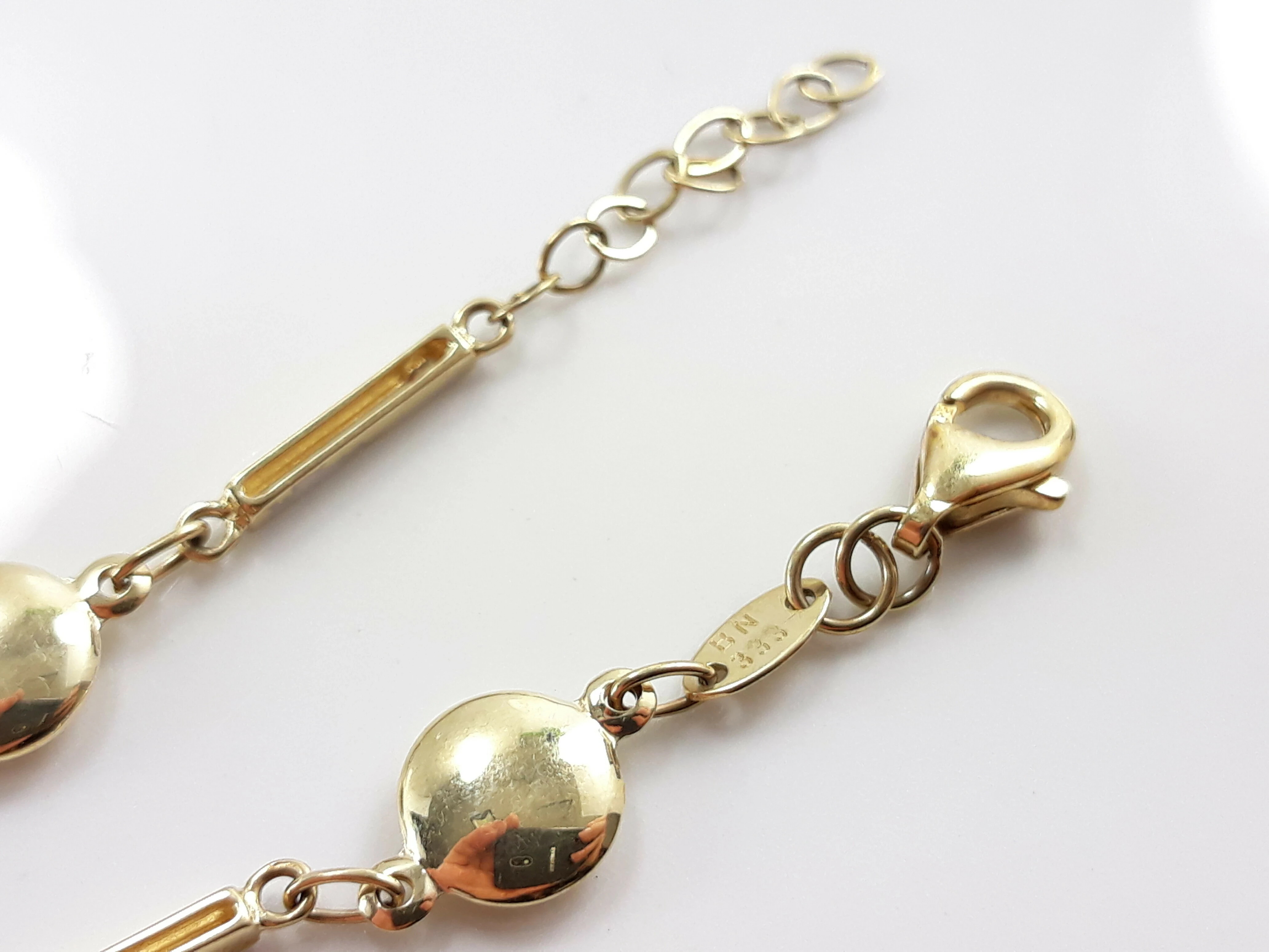 nowa-zlota-bransoletka-p333-kolka-i-prostokaty-rodzaj-2205-2