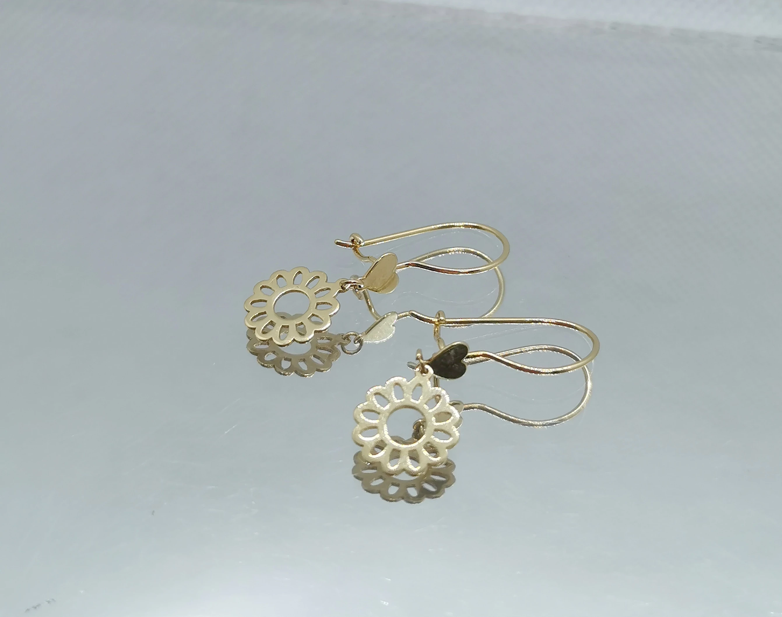 zlote-kolczyki-kwiatki-585-105g-stan-uzywany