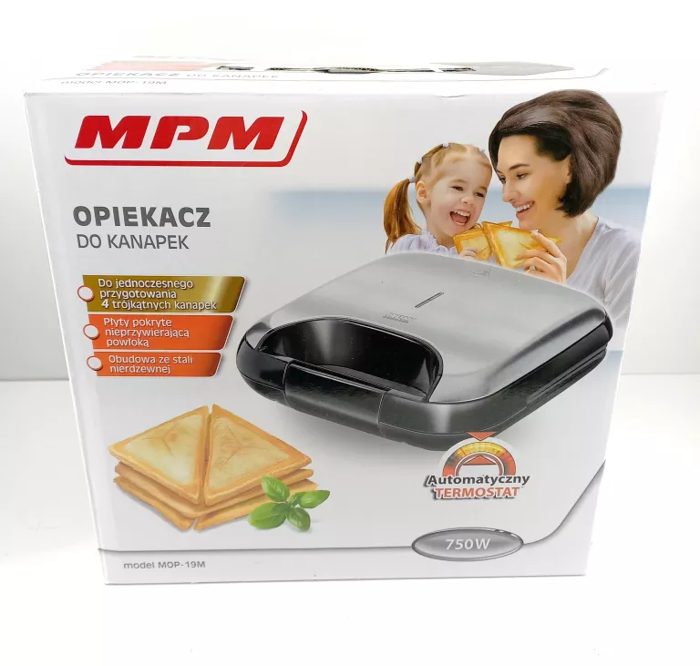 OPIEKACZ TOSTER SANDWICH MPM MOP-19M IGŁA!