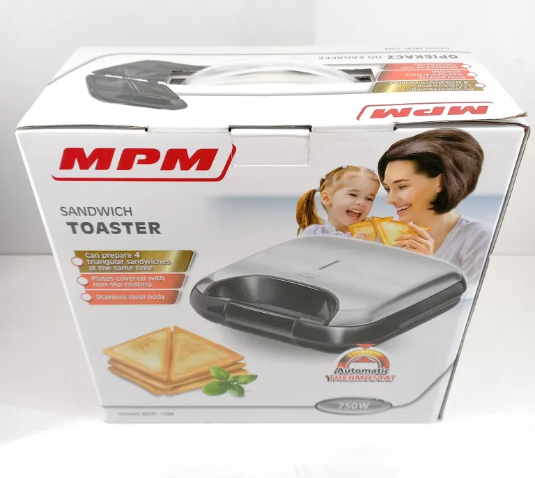 OPIEKACZ TOSTER SANDWICH MPM MOP-19M IGŁA!