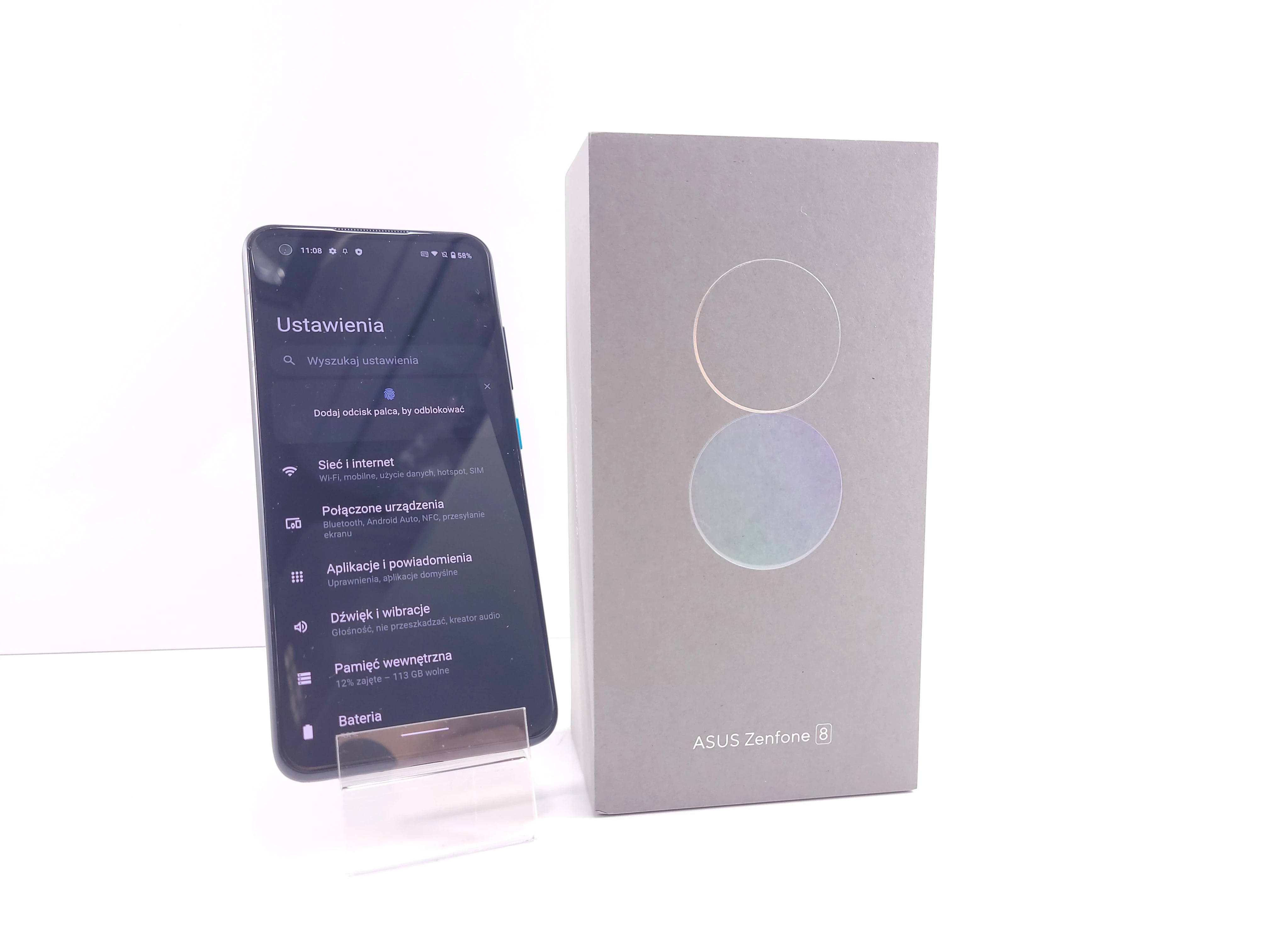 asus-zenfone-8-8128-komplet-igla-gw-xkom-stan-uzywany