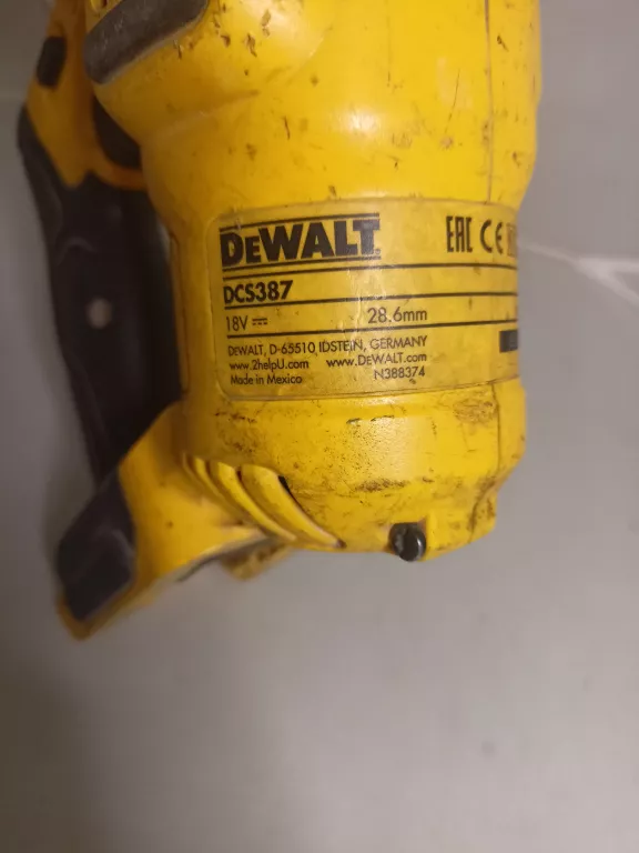 PIŁA SZABLASTA AKUMULATOROWA DEWALT DCS387 BODY