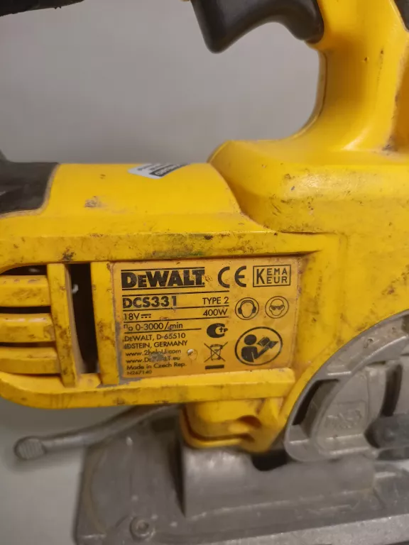 WYRZYNARKA DEWALT DCS331NT 400 W