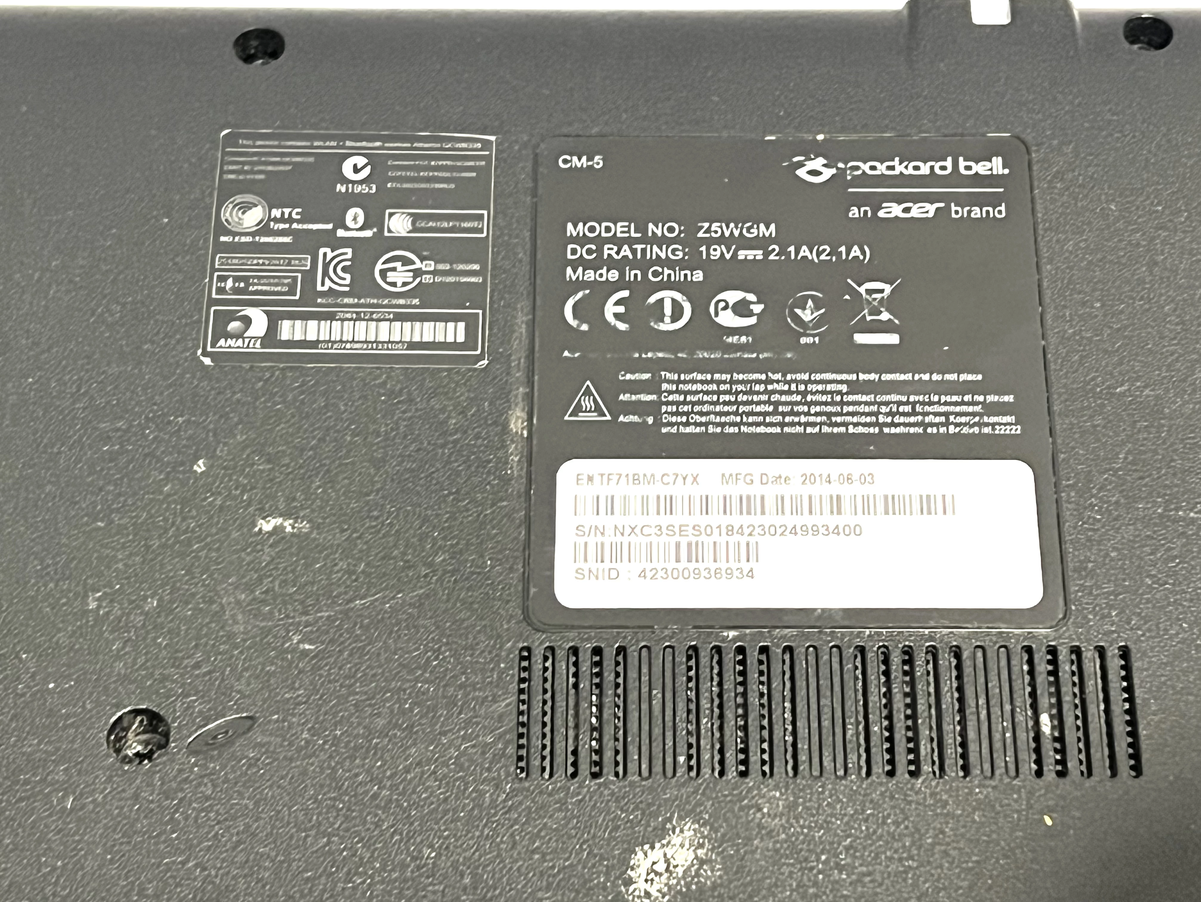 laptop-acer-packard-bell-z5wgm-pojemnosc-dysku-320