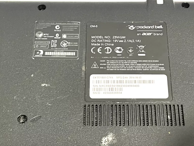 laptop-acer-packard-bell-z5wgm-pojemnosc-dysku-320