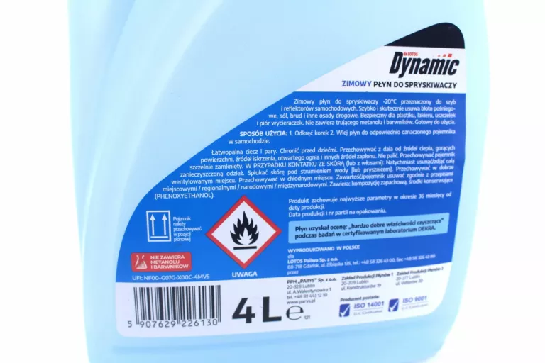 PŁYN ZIMOWY DYNAMIC -20 LOTOS