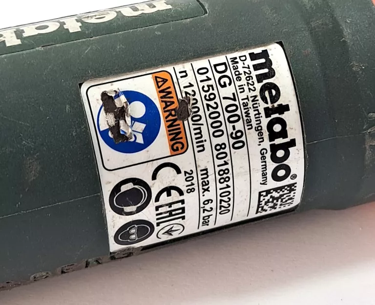 SZLIFIERKA PNEUMATYCZNA METABO DG 700-90