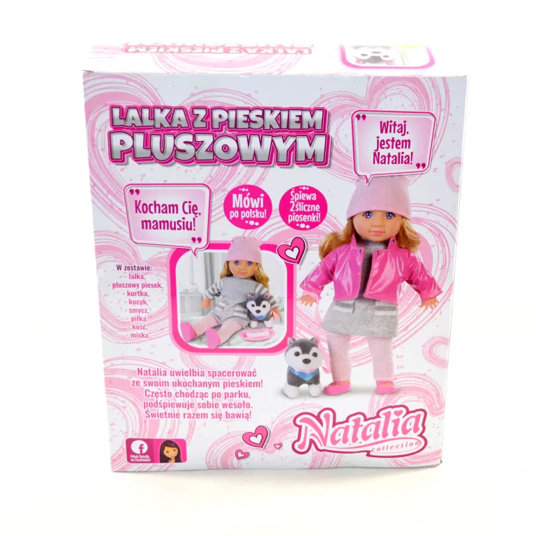 LALKA Z PIESKIEM PLUSZOWYM NATALIA