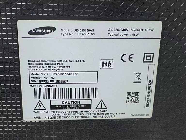 TELEWIZOR SAMSUNG UE40J5150AS 40" LED FULL HD