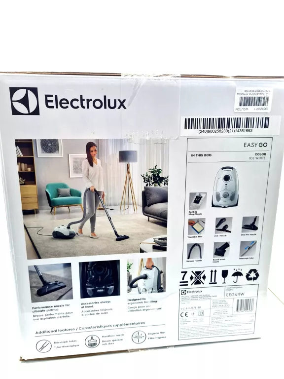 ODKURZACZ ELECTROLUX EASY GO 650W EEG41CB KOMPLET