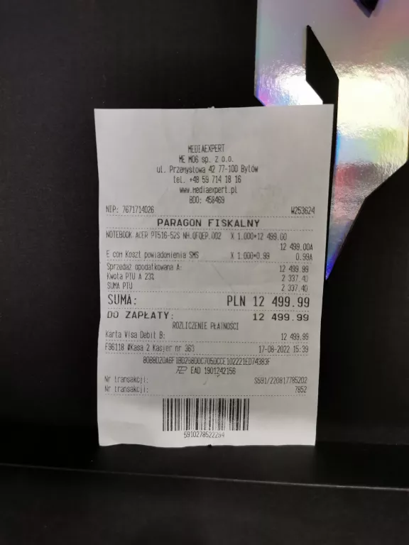 ACER PREDATOR TRITON 500 SE PT516-52S RTX 3070 T