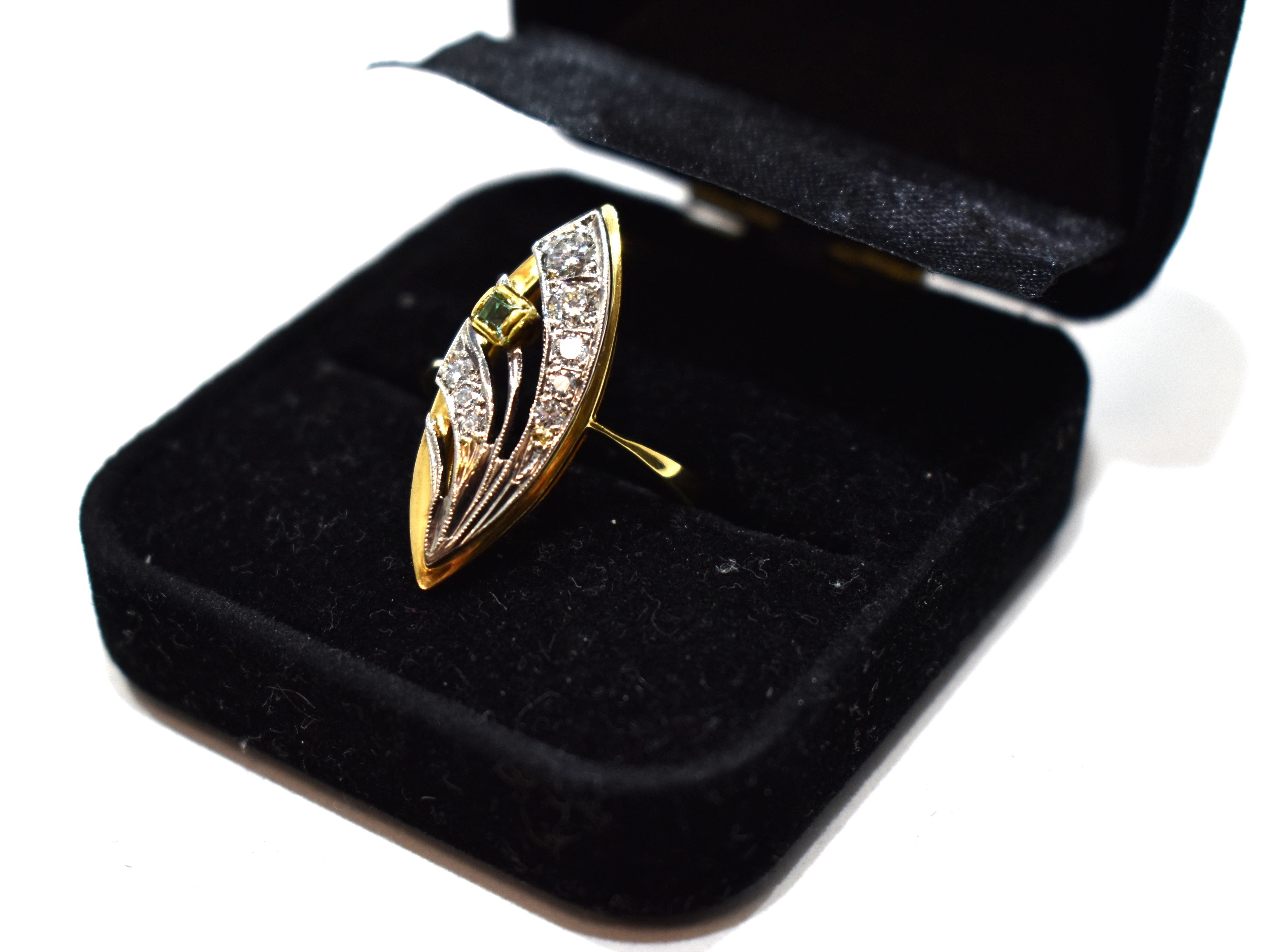 vintage-zloty-pierscionek-z-brylantem-698g-750-stan-11323-2