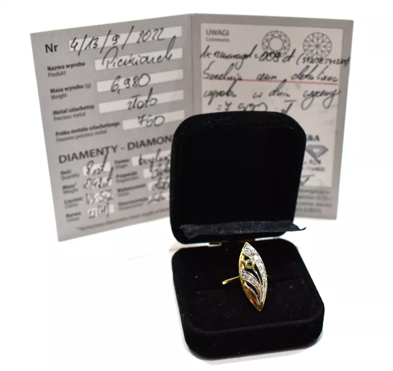 vintage-zloty-pierscionek-z-brylantem-698g-750-budziszynska-107d-sj-wroclaw