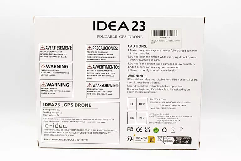 DRON IDEA 23 4K WIFI 5G CZUJNIK WIZYJNY GPS