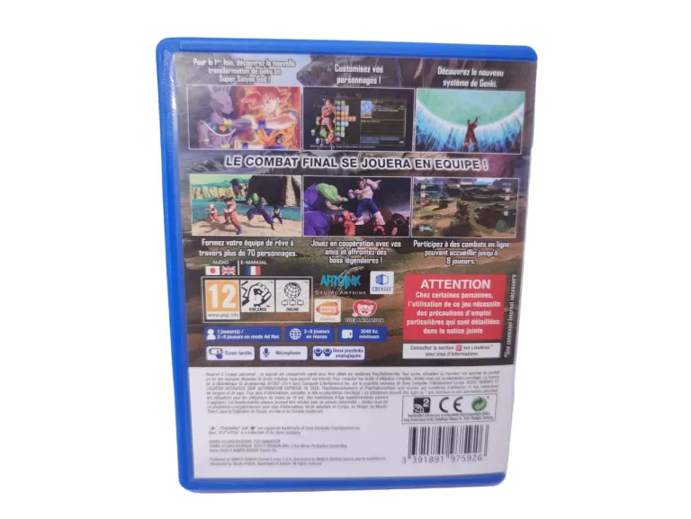 GRA PS VITA DRAGON BALL Z