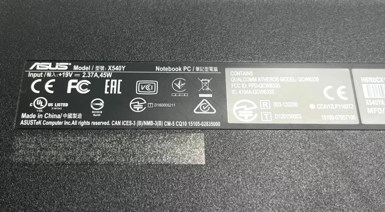 laptop-asus-x540y-zasilacztorba-seria-procesora-amd-a8