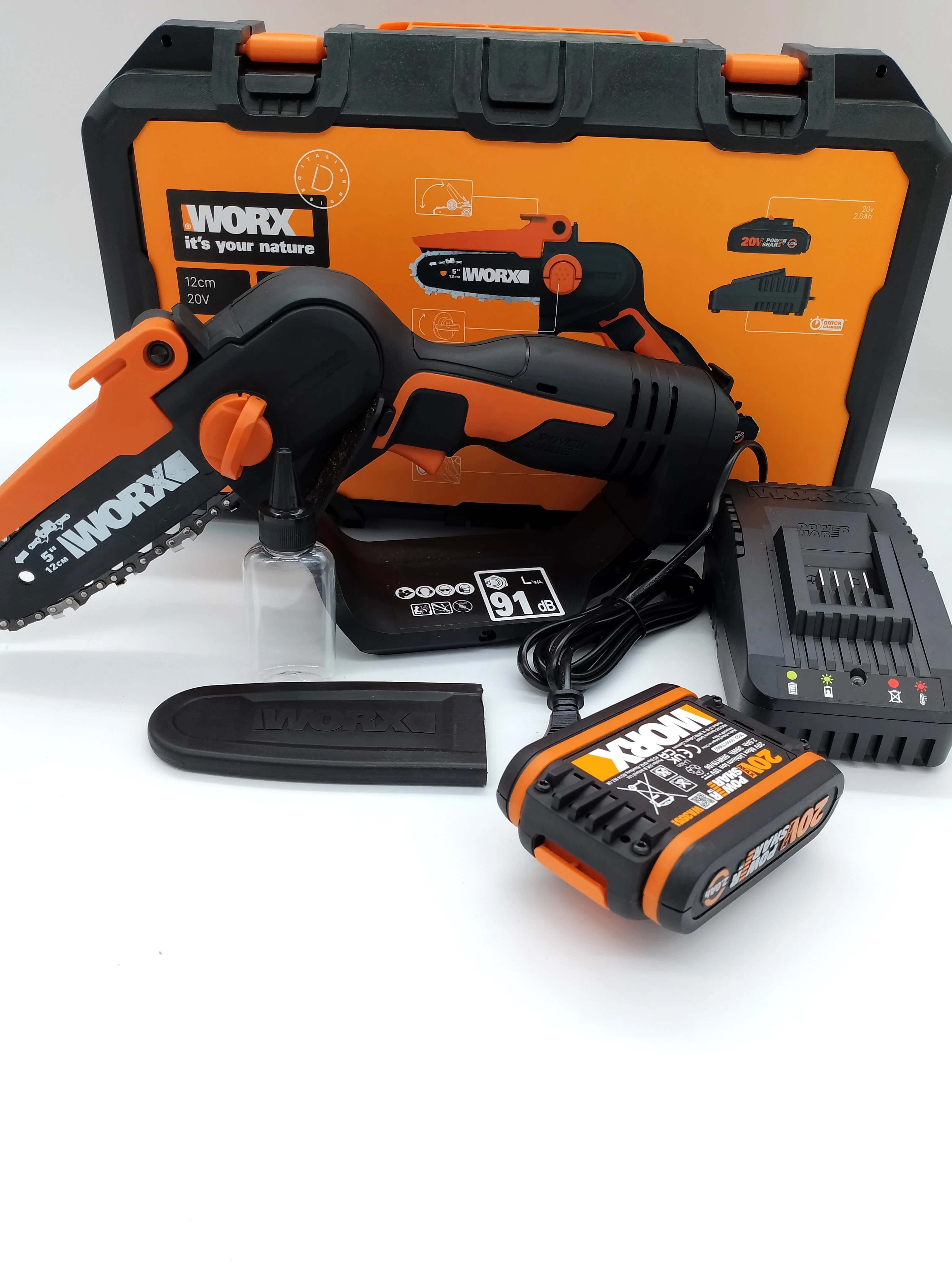 PIŁA ŁAŃCUCHOWA AKUMULATOROWA WP342E WORX WALIZKA | Piły łańcuchowe ...