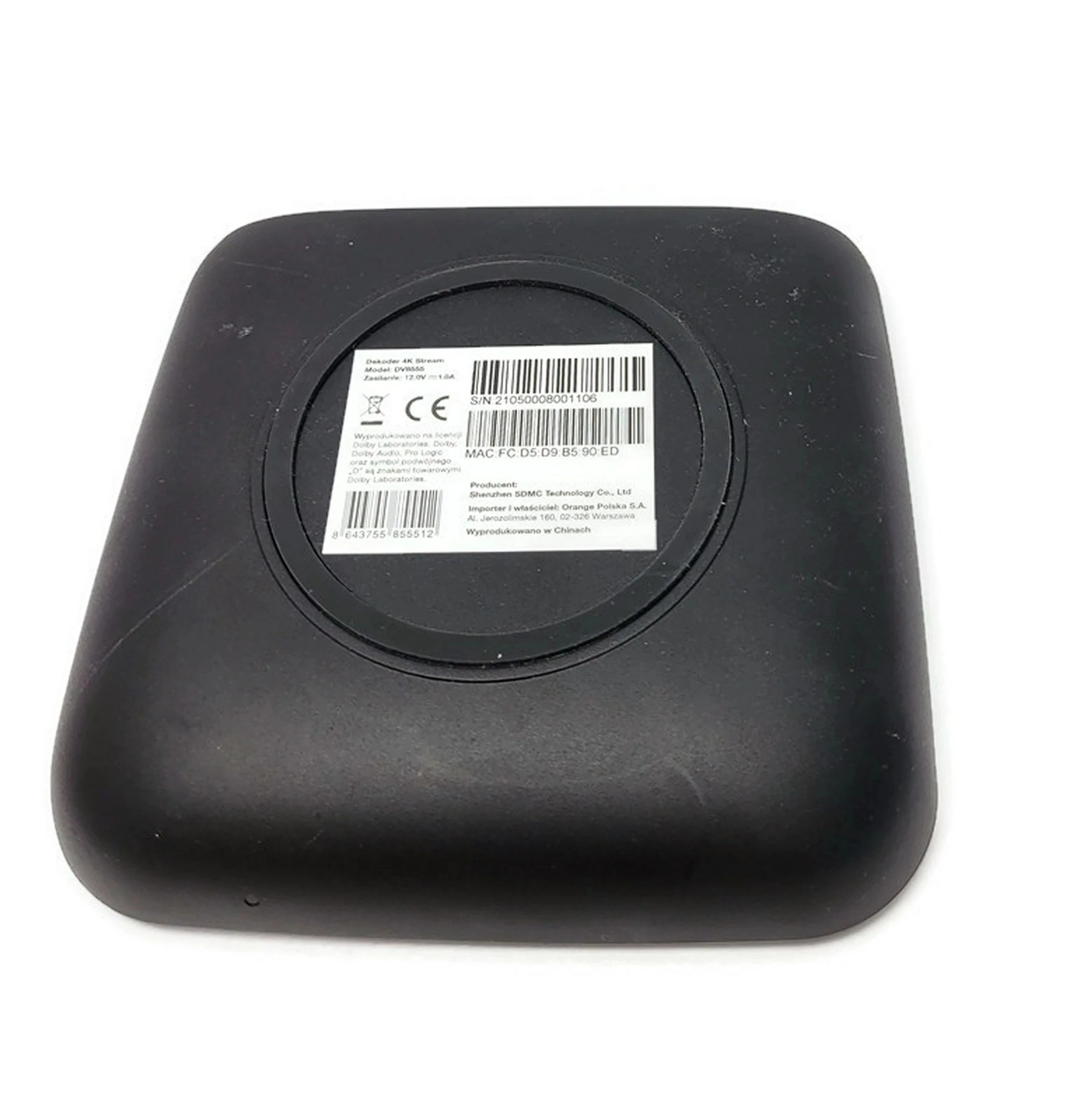 dekoder-4k-stream-dv8555-orange-pilot-pudelko-marka-inna
