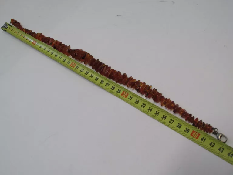 KORALE BURSZTYNOWE 43CM
