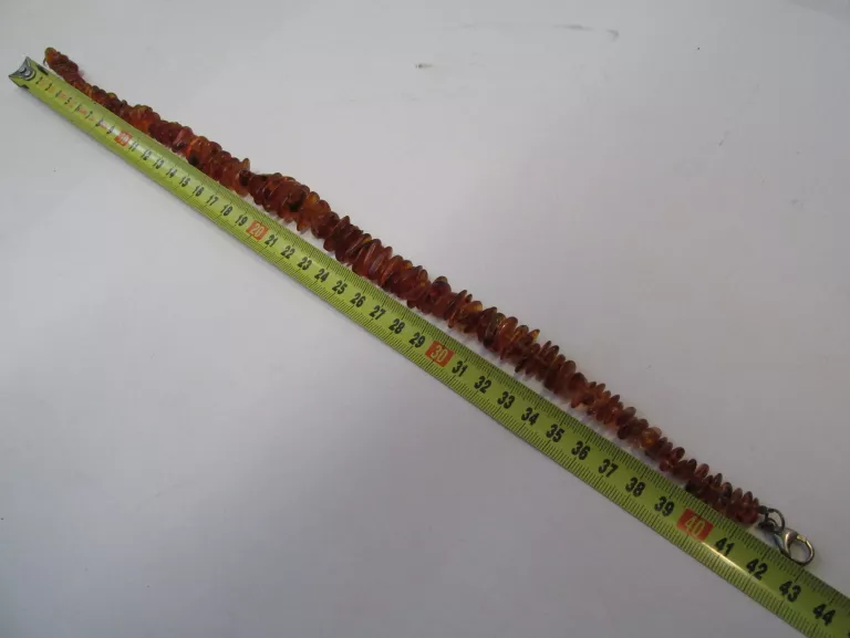 KORALE BURSZTYNOWE 43CM