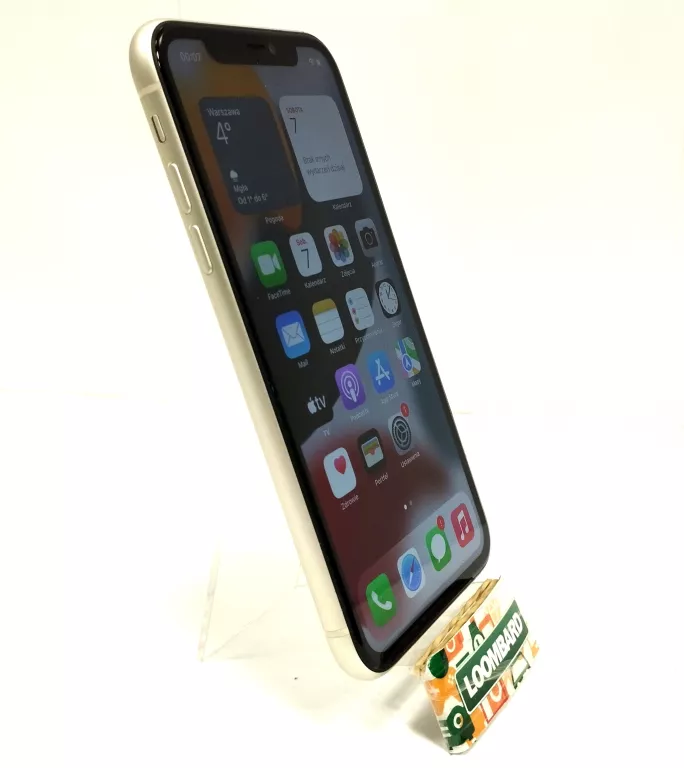 TELEFON APPLE IPHONE 11 4 GB / 256 GB BIAŁY