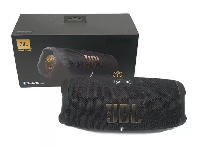 GŁOŚNIK JBL CHARGE 5 TOMORROWLAND KOMPLET