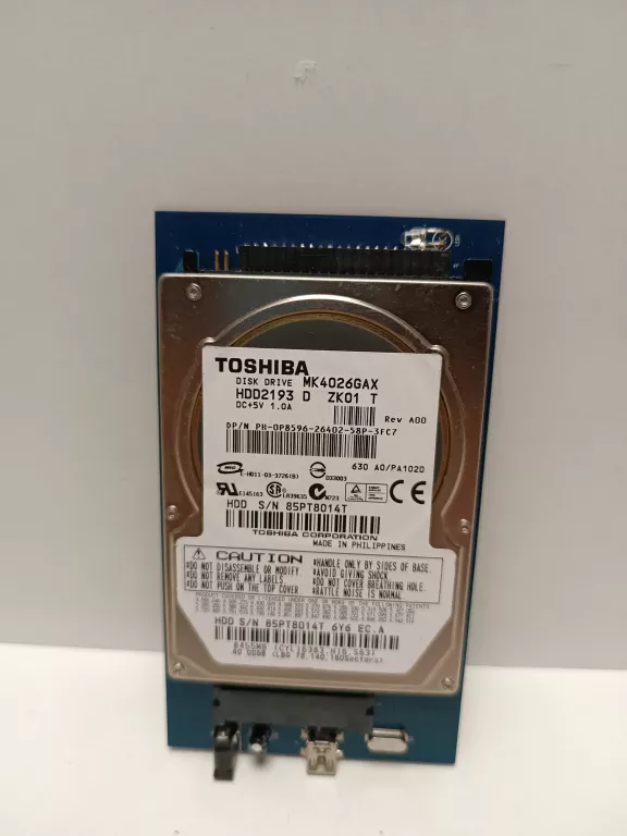 DYSK PRZENOŚNY 40GB/KIESZEŃ JUUCEE