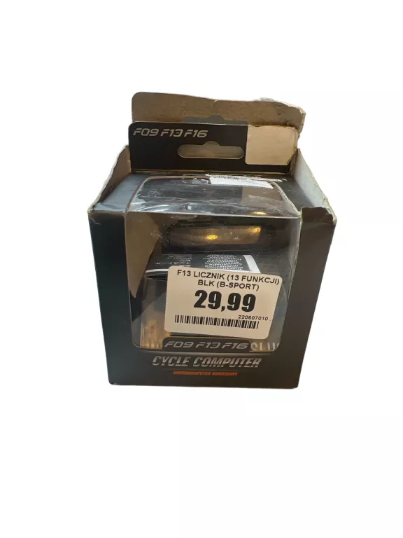 F13 LICZNIK (13 FUNKCJI) BLK (B-SPORT)