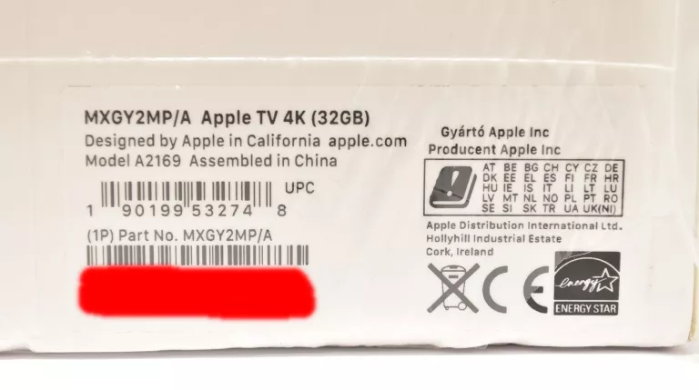 APPLE TV 4K 32GB 2021 (2 GEN.) MXGY2MP/A