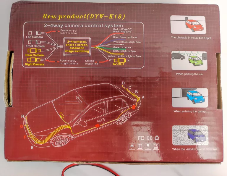 CZYJNIK PARKOWANIA CAR PARKING SENSOR DYW-K18