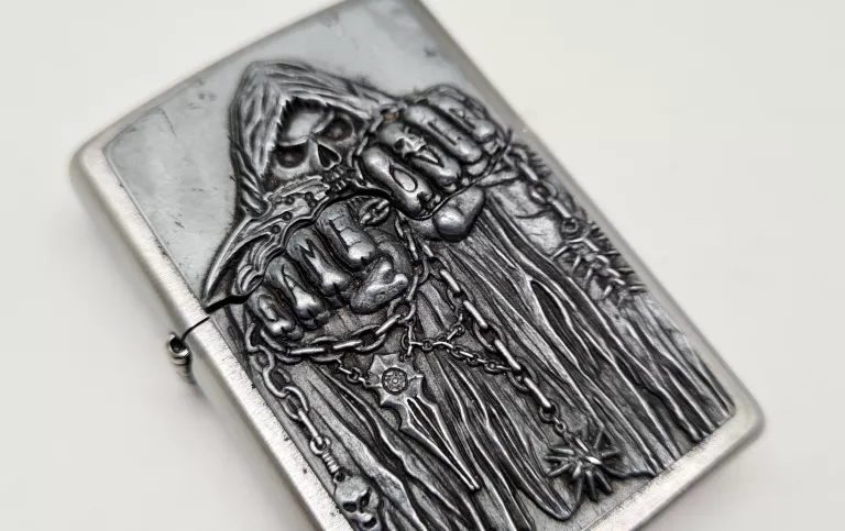 ZAPALNICZKA BENZYNOWA ZIPPO ŚMIERĆ/GAME OVER