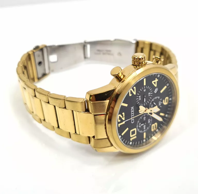 ZEGAREK ZŁOTY MĘSKI CITIZEN AN8052-55E KOMPLET