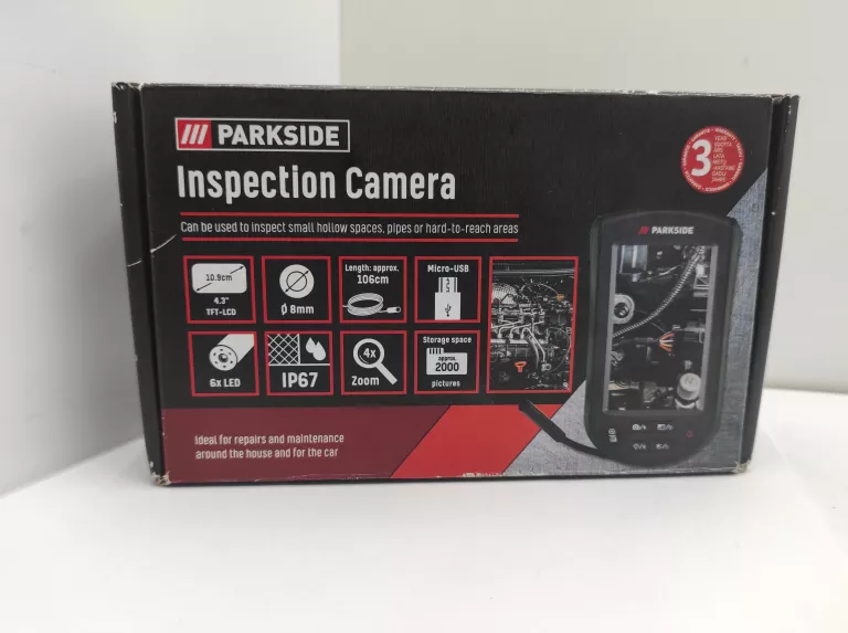 KAMERA INSPEKCYJNA PARKSIDE PKIK 4.3 A1+GWAR 04-2