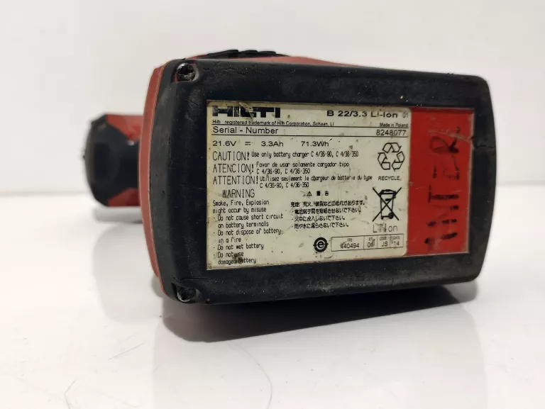 WIERTARKA AKUMULATOROWA HILTI SF 4-A22 + AKU