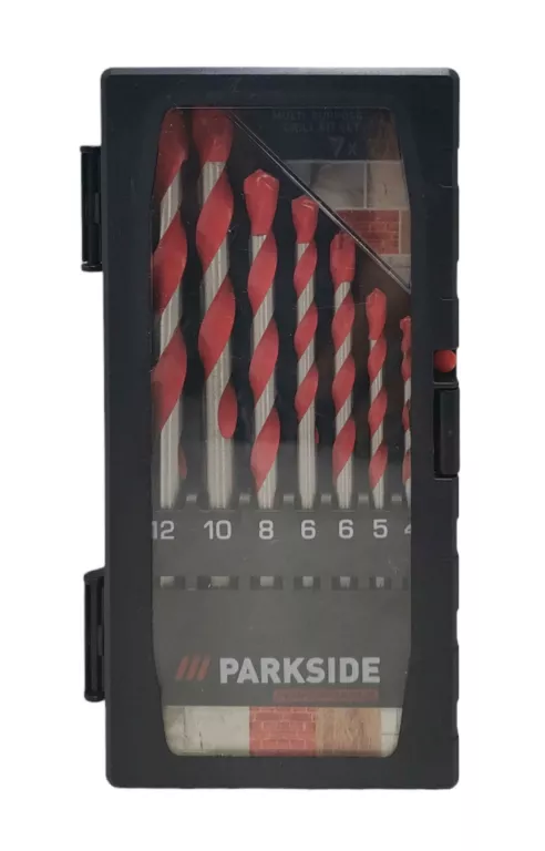 ZESTAW WIERTEŁ PARKSIDE PMB 7 A1