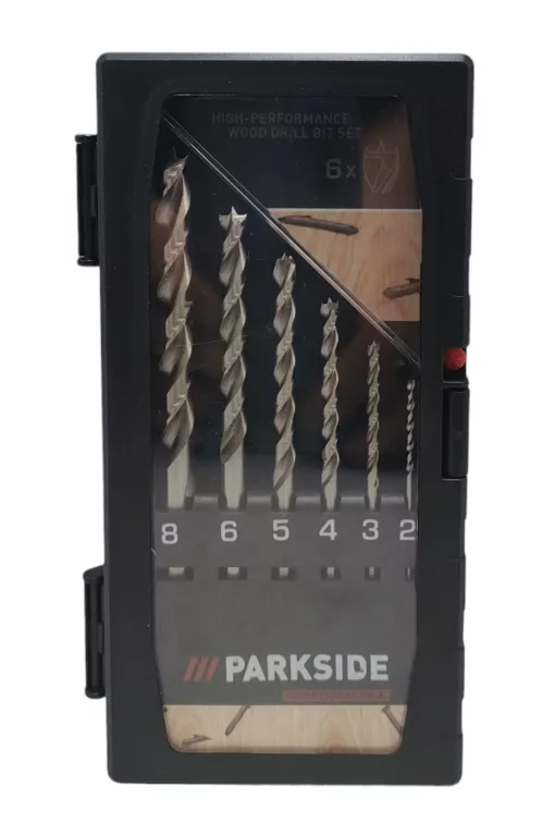 ZESTAW WIERTEŁ PARKSIDE DO DREWNA PHB 6 A1