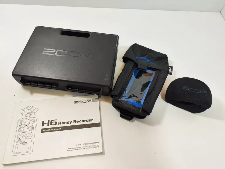 REJESTRATOR AUDIO ZOOM H6 + WALIZKA + ETUI