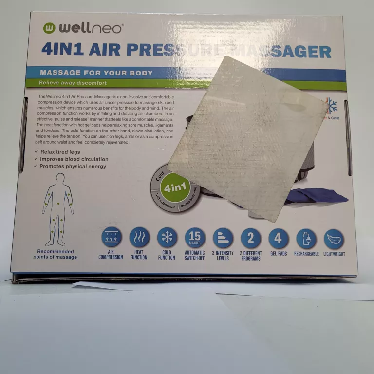 MASAŻER WELLNEO 4IN1 AIR PRESSURE MASSAGER