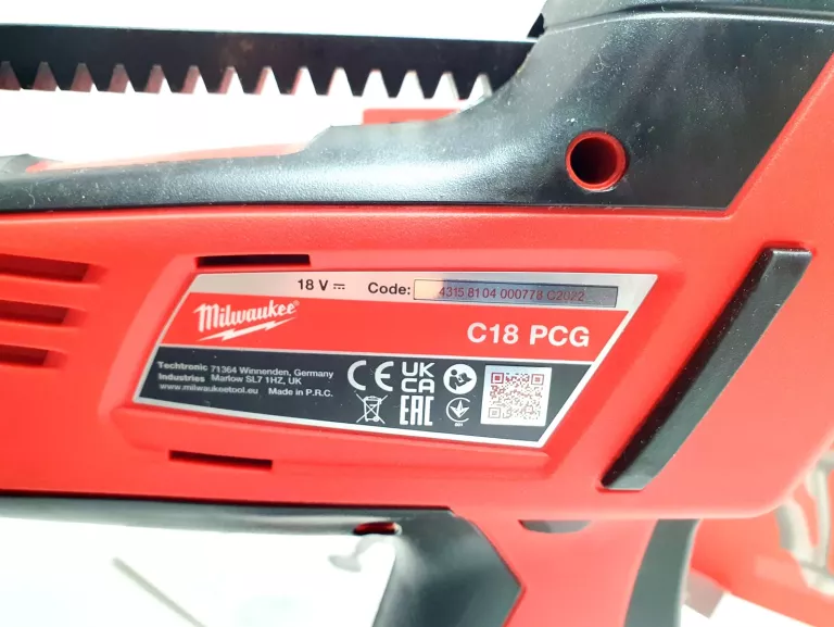 MILWAUKEE C18 PCG + AKU 5.0AH PISTOLET DO KLEJU