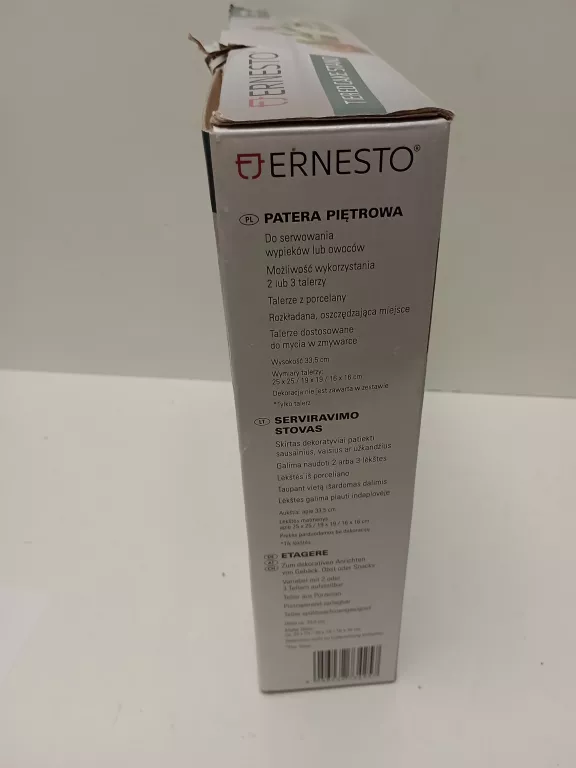 ETAŻERKA PATERA PORCELANOWA ERNESTO
