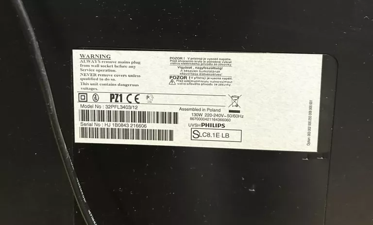 TELEWIZOR PHILIPS 32PFL3403/12