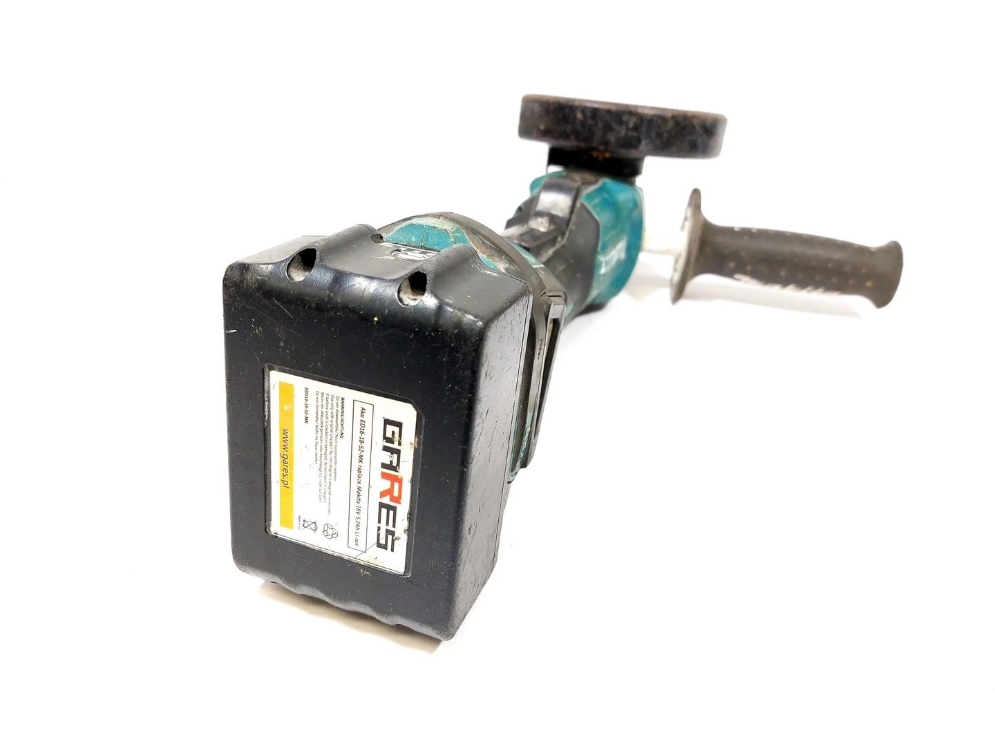 szlifierka-katowa-makita-dga508-uszkodzona-rodzaj-zasilania-akumulatorowe