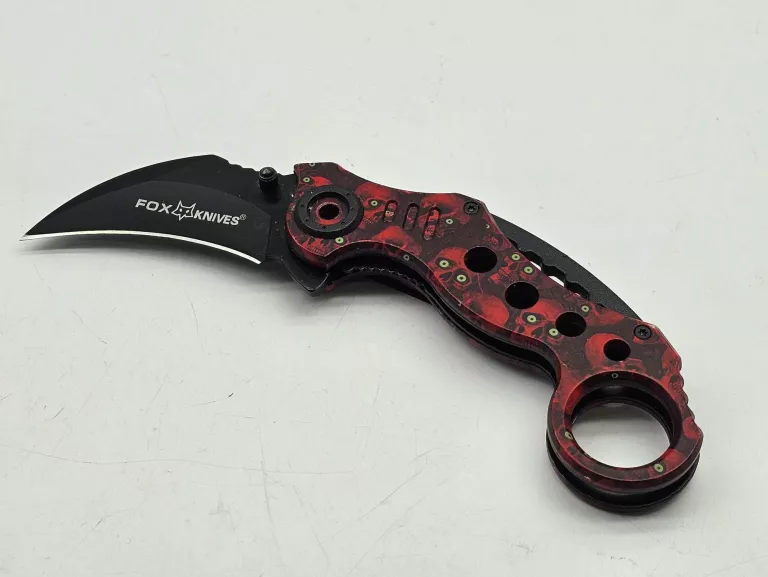 KARAMBIT FOX KNIVES CZERWONY