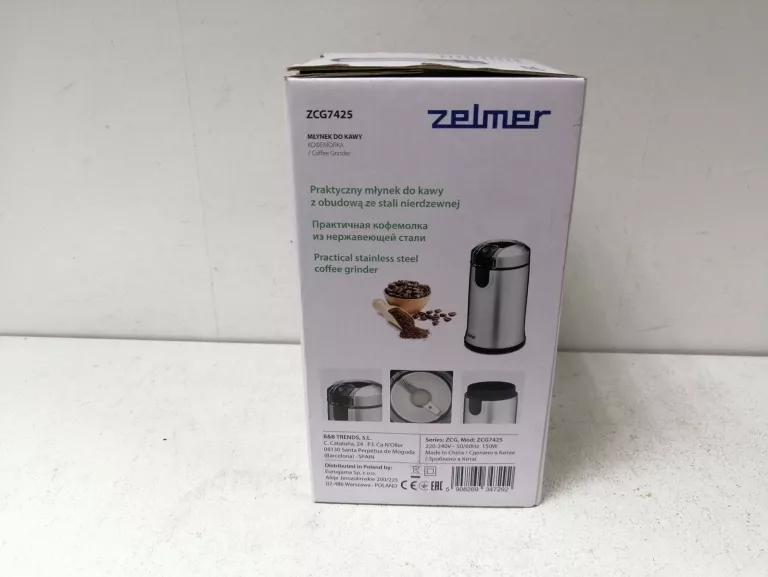 MŁYNEK DO KAWY ZELMER ZCG7425 KOMPLET