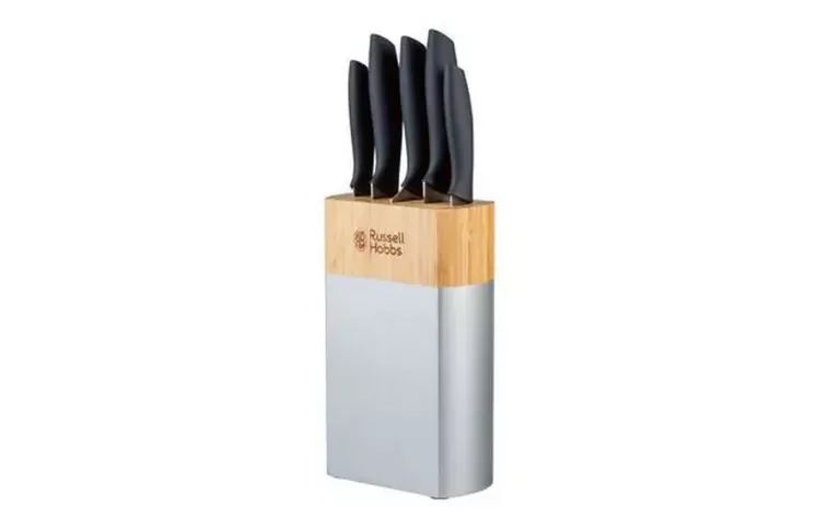 ZESTAW 5 NOŻY W BLOKU RUSSELL HOBBS