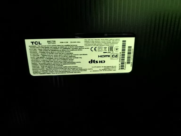 TELEWIZOR TCL 55C735 55 QLED JAK NOWY