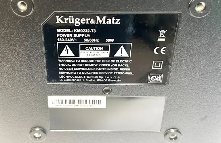 TELEWIZOR KRUGER MATZ KM0232-T3