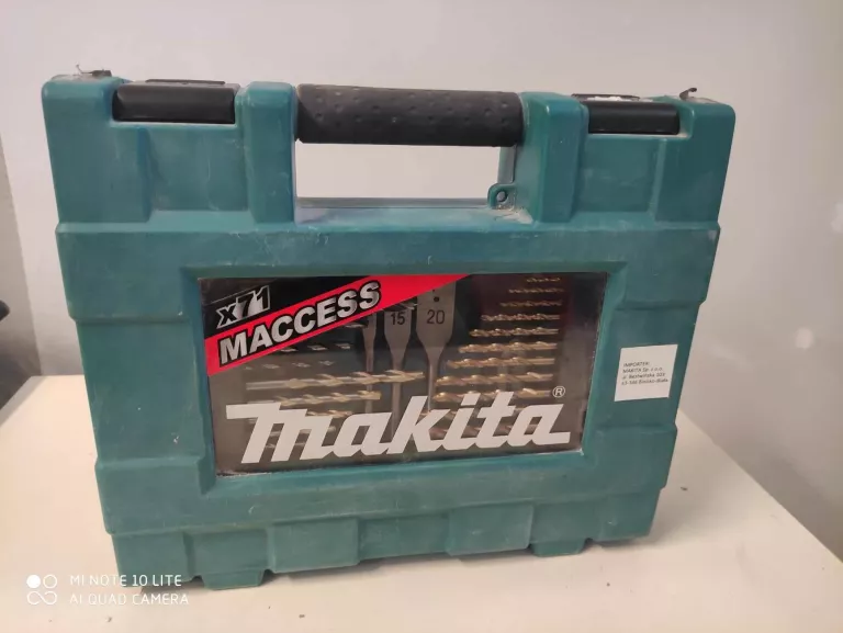 ZESTAW WIERTEŁ I BITÓW MAKITA X71 D-33691